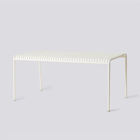 HAY Palissade Garden Furniture Dining Table Large Cream White