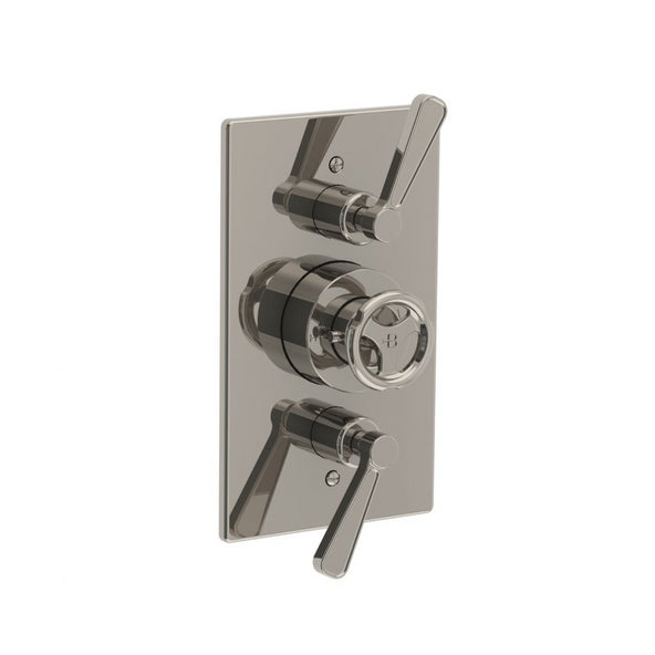Outlet Lefroy Brooks Ten Ten Concealed Dual Control Thermostatic Valve TT8736NK - Silver Nickel