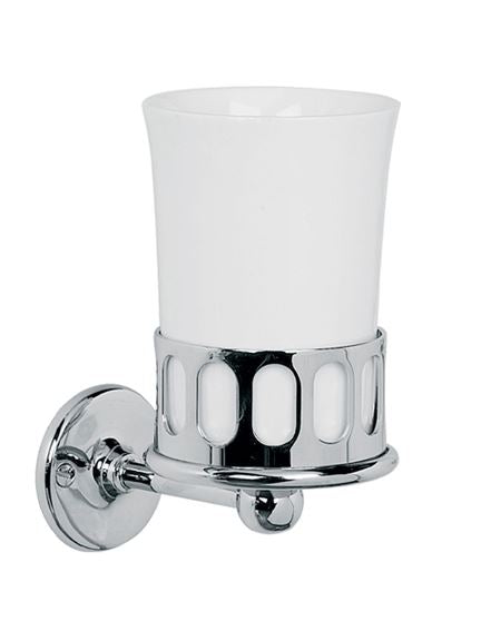 Lefroy Brooks LB4502 Classic Fine Bone China Mug and Wall Mounted Holder