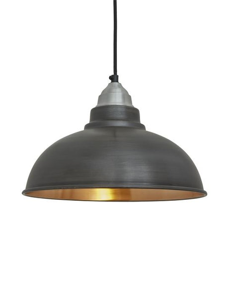 Outlet Industville Old Factory Vintage Pendant Light - Dark Pewter and Copper