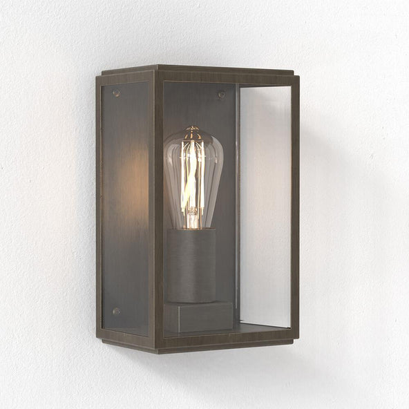 Ex-Display Homestead exterior box light - 160, Antique bronze