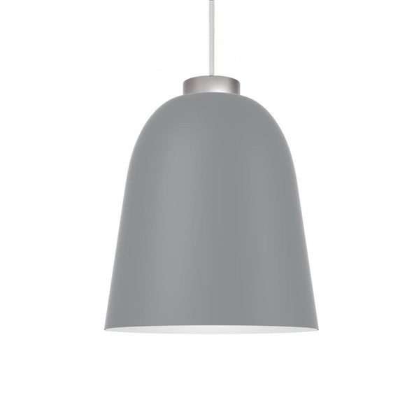 Ex-Display Shapes Summera Pendant Light - Medium Dark Grey With White Fittings