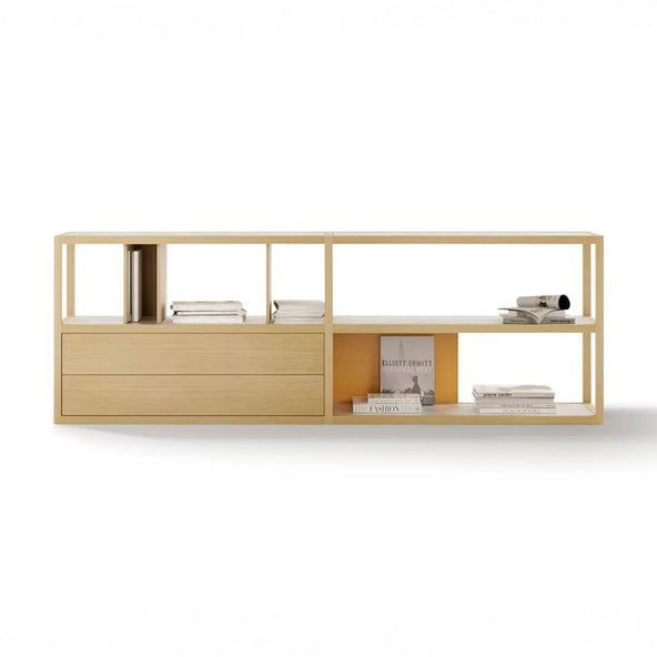 Treku Kai Sideboard, Tall - Ochre & Kai Light Oak