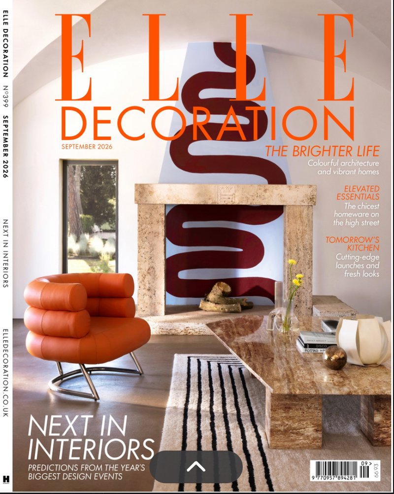 The cover of  September 2026 edition of the ELLE Decoration Magazine