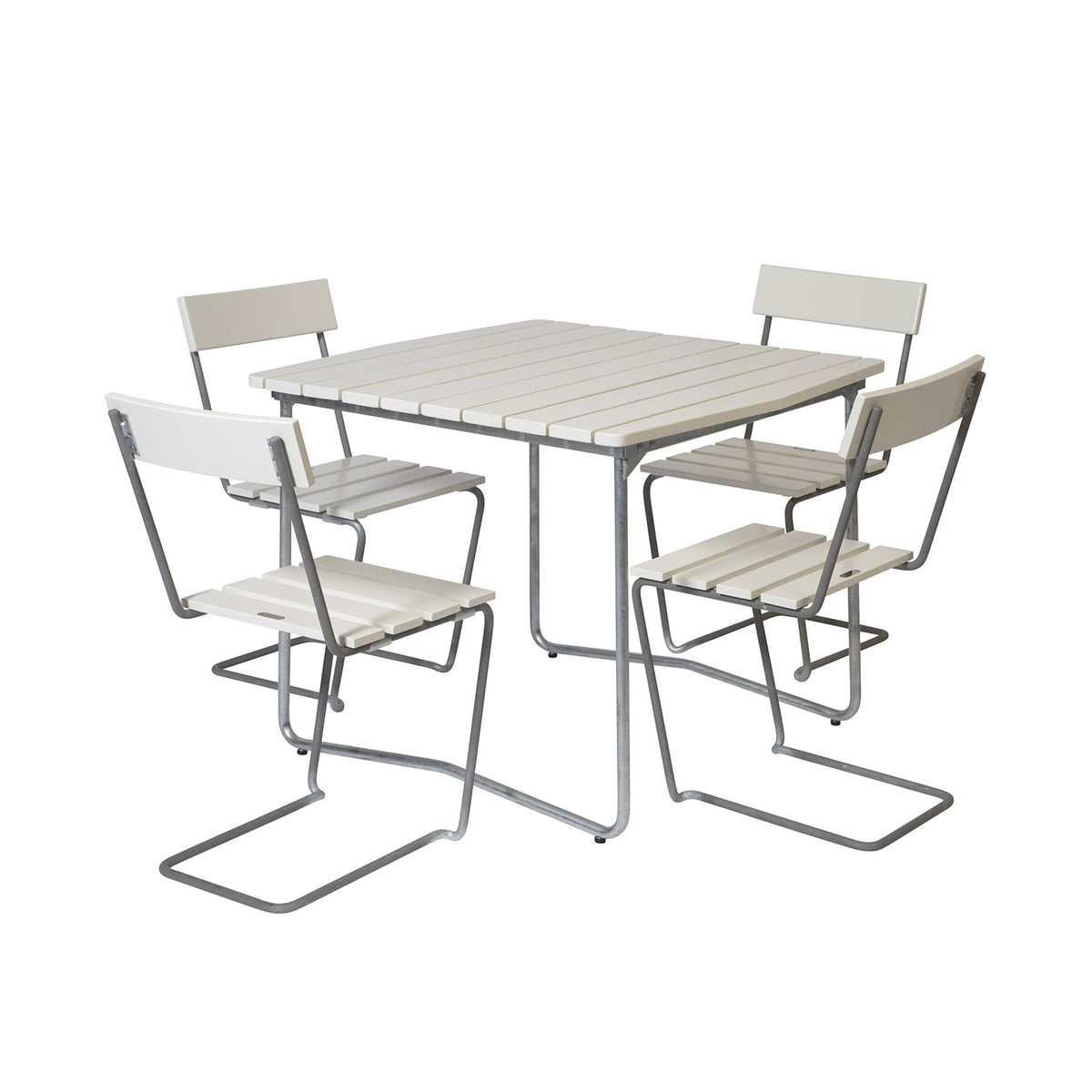 Grythyttan Stålmöbler Outdoor Dining Set - Small - Curated by Holloways of Ludlow