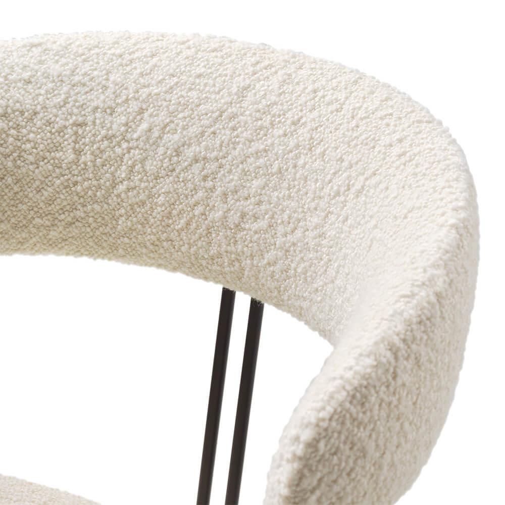 GUBI Violin Fully Upholstered Dining Chair Set