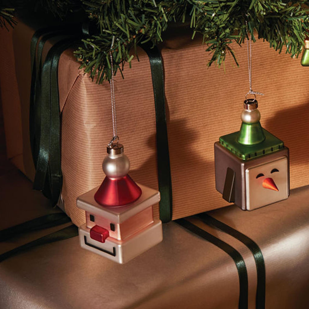 Alessi Santa Cube Christmas Ornament