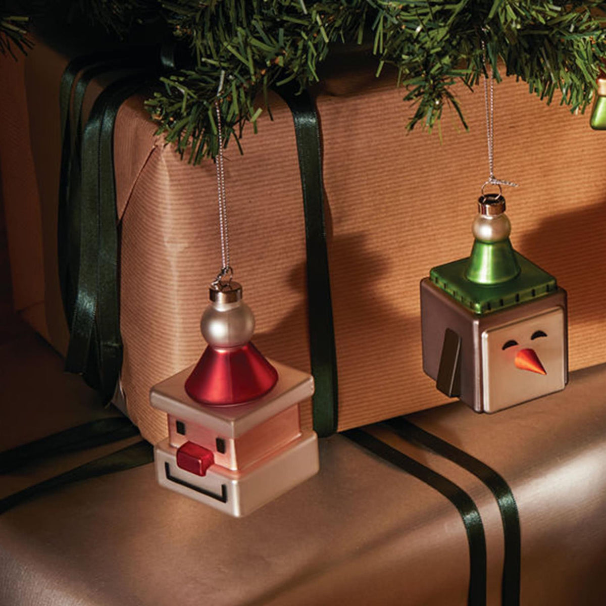 Alessi Santa Cube Christmas Ornament