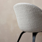 GUBI Bat Dining Chair, Full Upholstery and Plastic Legs
