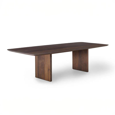 Ex-Display DK3 Ten Rectangular Dining Table - Smoked Oak, Length : 300cm
