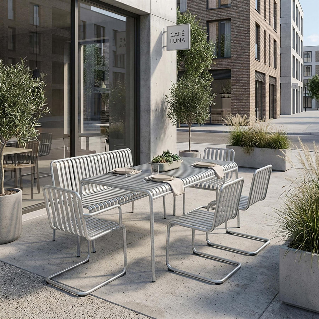 HAY Palissade Cantilever Patio Set - Curated by Holloways of Ludlow
