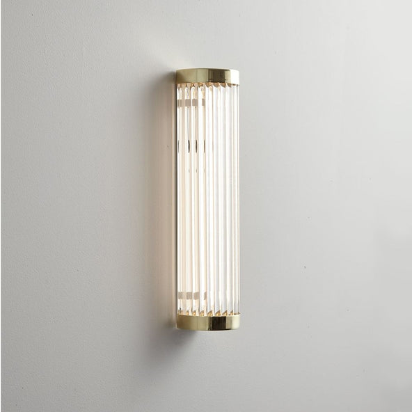 Outlet Davey Extra Narrow Pillar Light IP44 LED - Small, Polished Brass