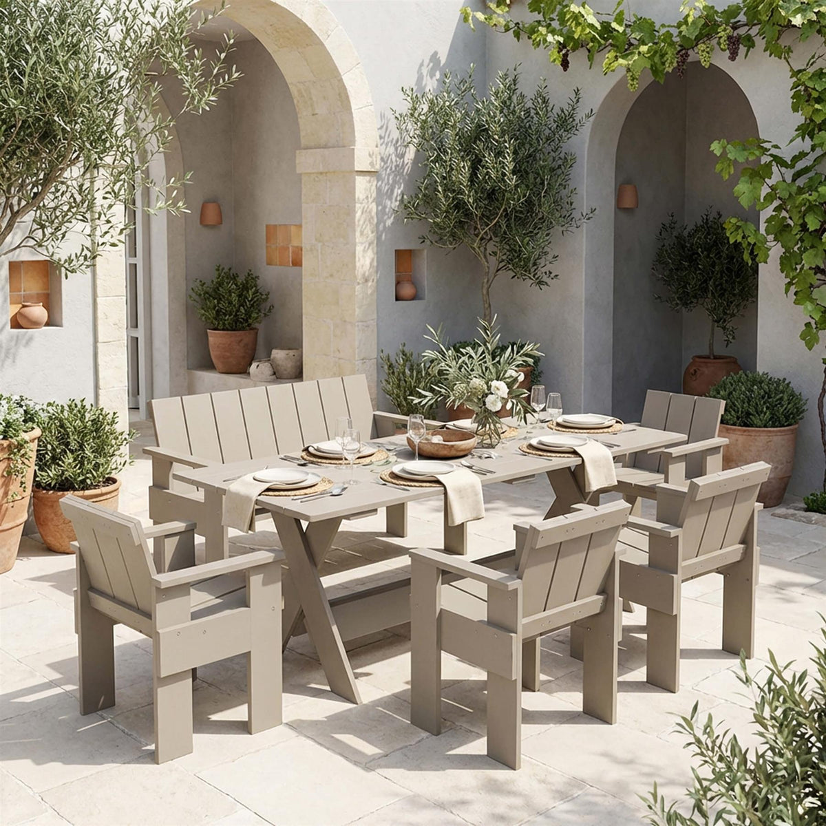 HAY Crate Patio Set - Curated by Holloways of Ludlow