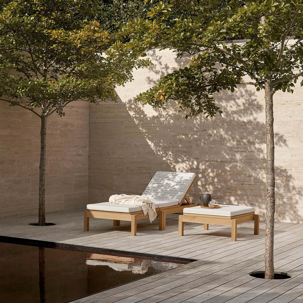 Carl Hansen & Son AH604F Outdoor Lounger Footrest