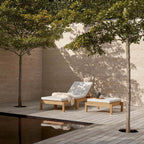 Carl Hansen & Son AH604F Outdoor Lounger Footrest