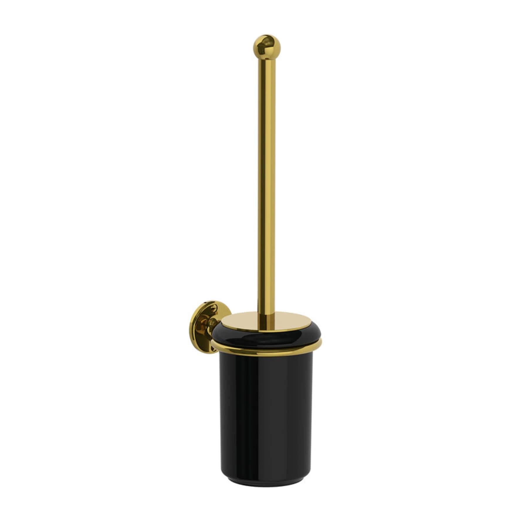 Lefroy Brooks Classic Wall Mounted Ceramic Pot & Brush 4503