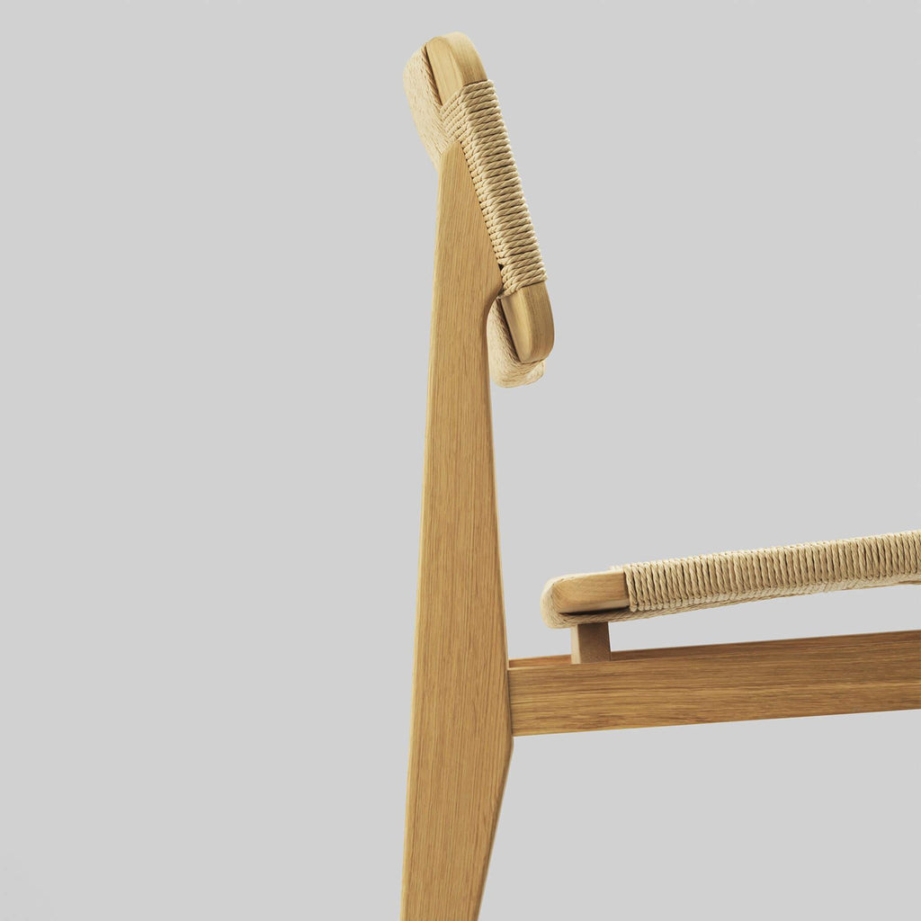GUBI C-Chair Dining Chair - Paper Cord