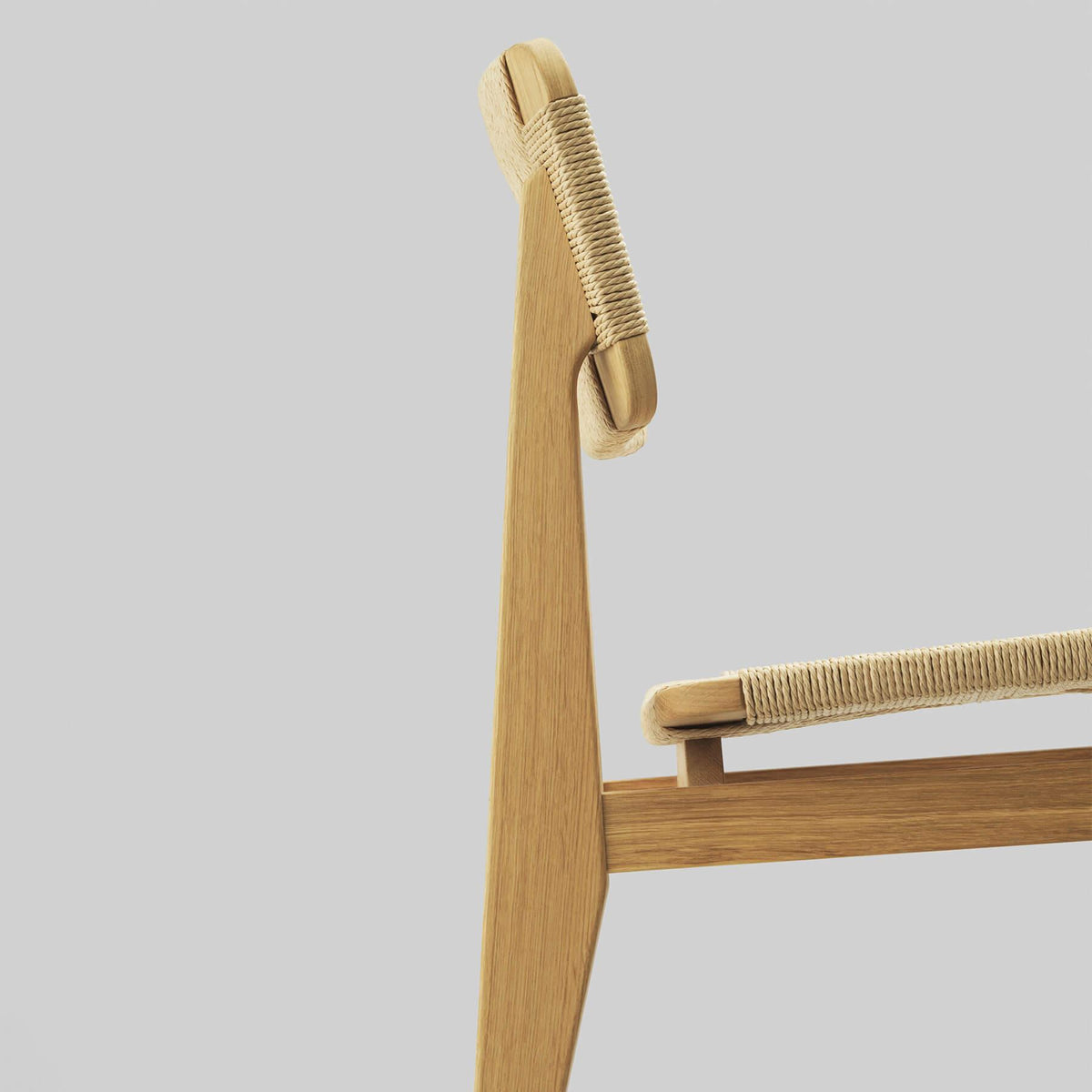 GUBI C-Chair Dining Chair - Paper Cord