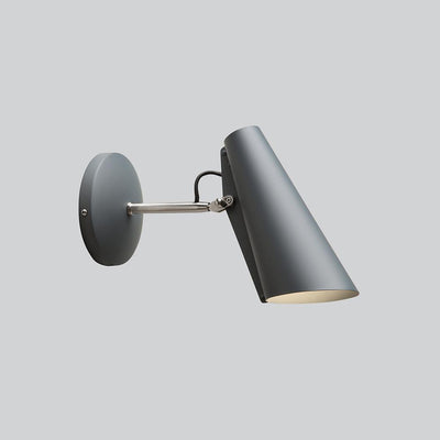 Outlet Northern Birdy Wall Light - Birdy Short, Grey / Steel Arm