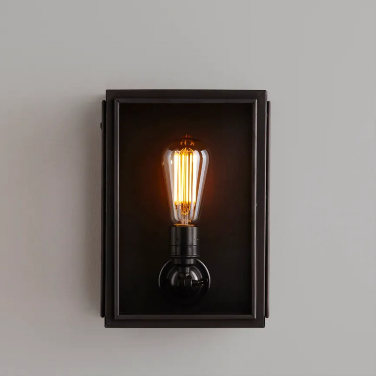Davey Lighting Box Wall Light, Exterior Glazing