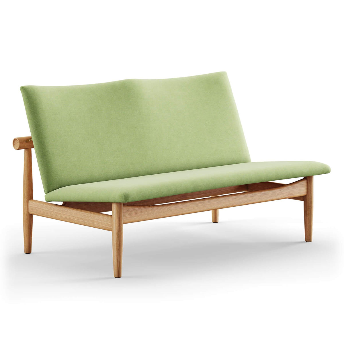 Finn Juhl The Japan 2 Seater Sofa in Dark Oiled Oak