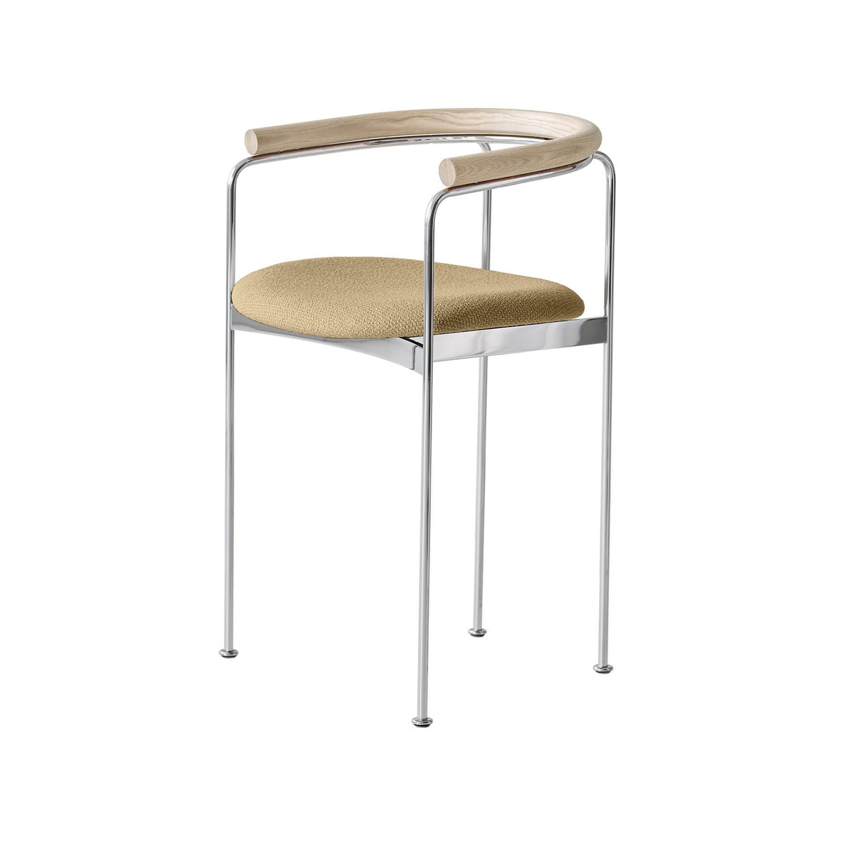 DK3 Baia Counter Stool with Wooden Back