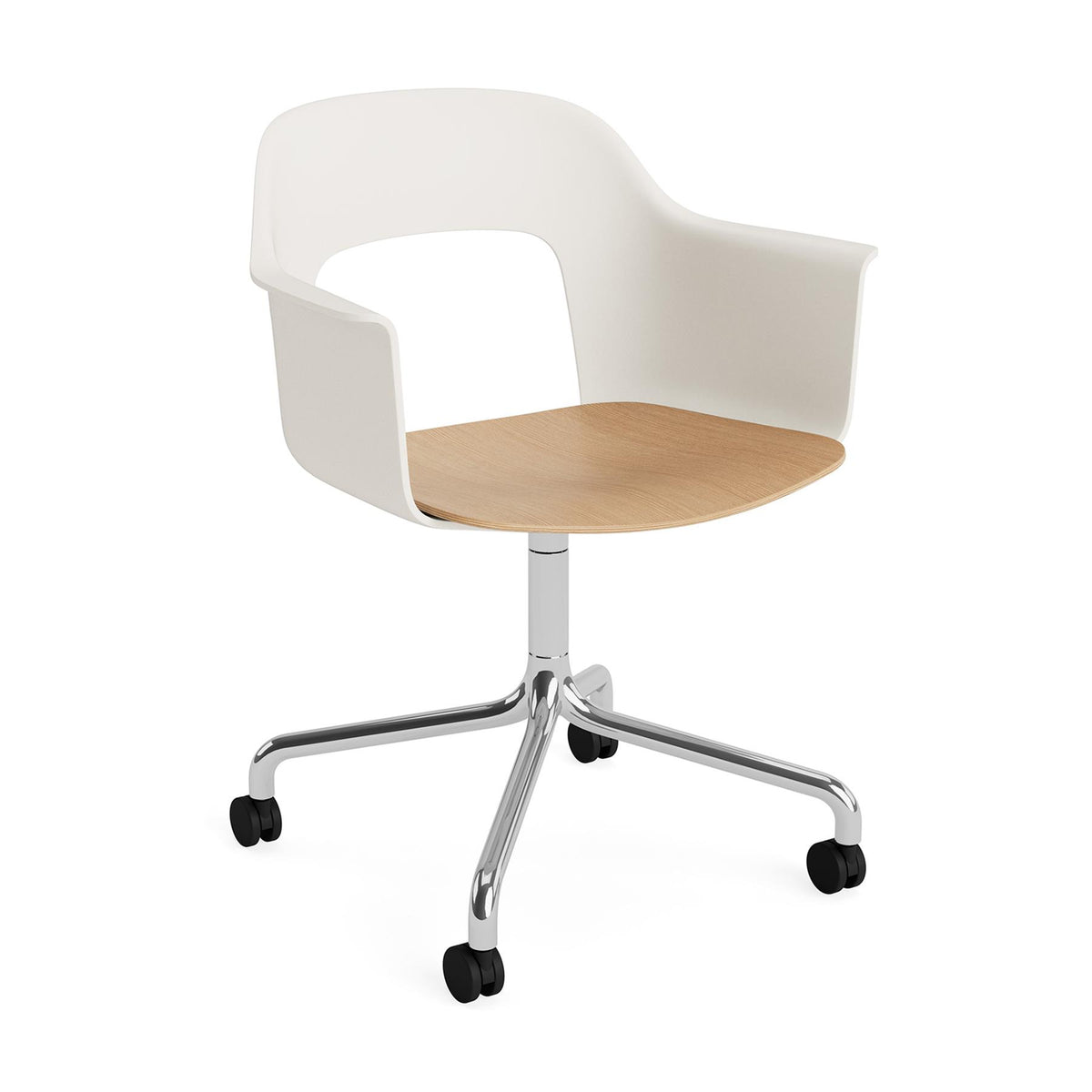 HAY Layout Armchair 262 with 4 Star Swivel Wheel Base