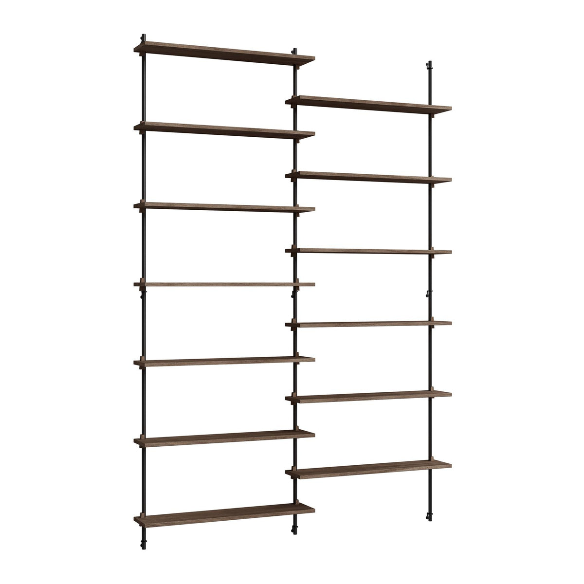 MOEBE Wall Shelving Set Double
