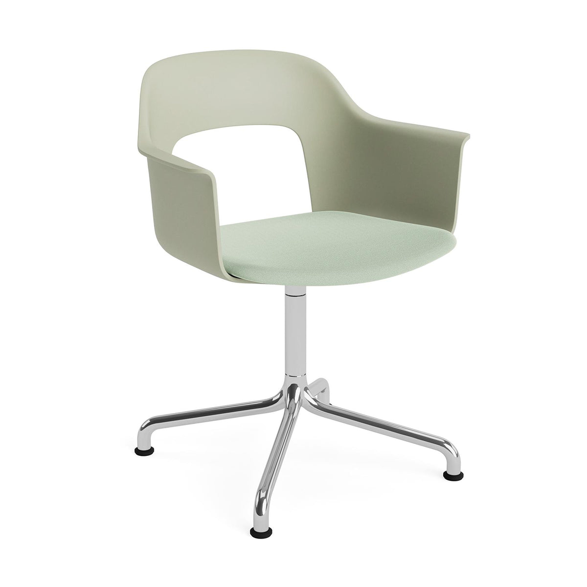 HAY Layout Armchair 253 with 4 Star Swivel Arc Base