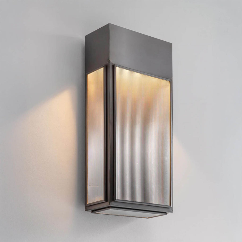J. Adams Willow Wide Outdoor Wall Light