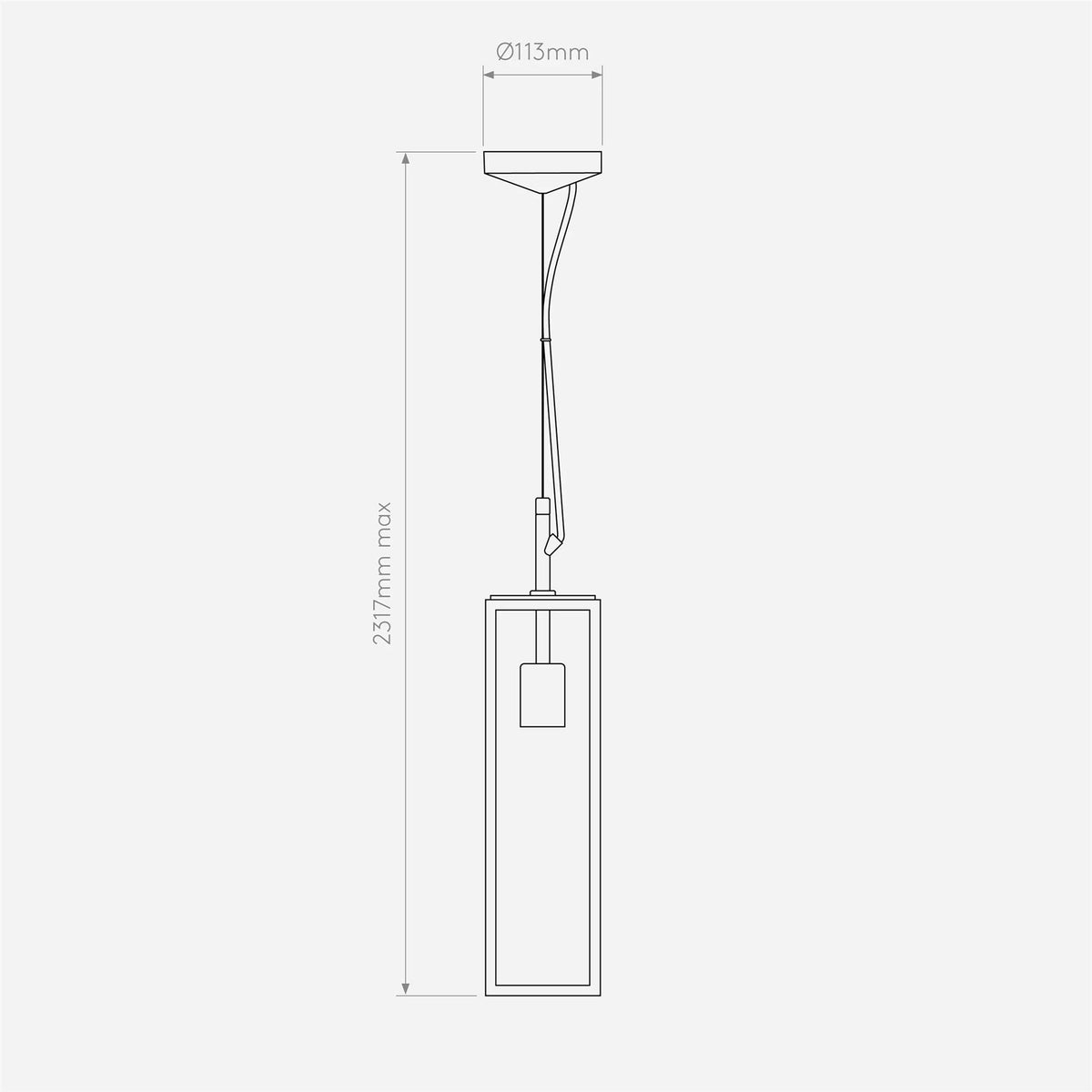 Astro Lighting Harvard IP44 Pendant Light