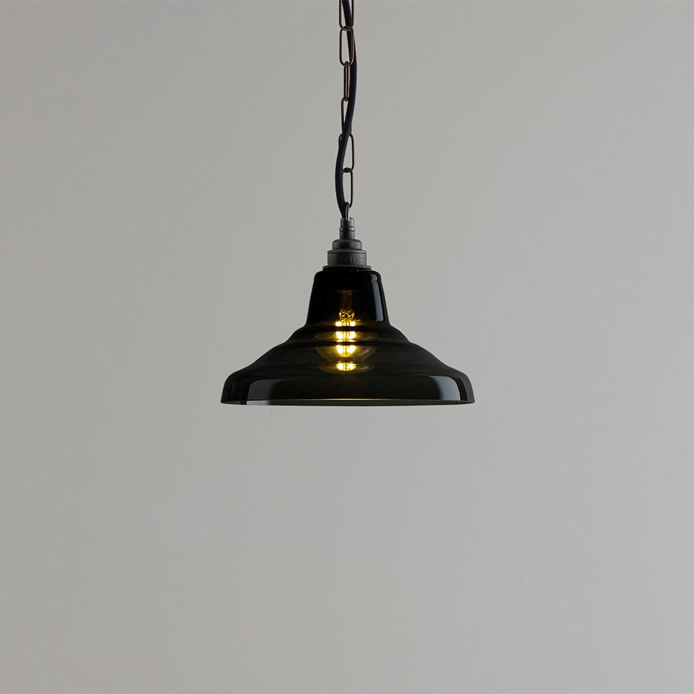 Davey Glass School Pendant Light