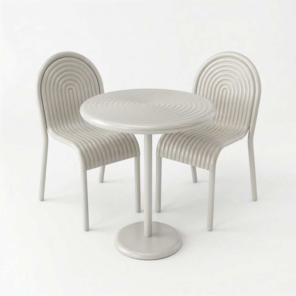 Tom Dixon Groove Garden Bistro Set - Curated by Holloways of Ludlow