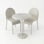 Tom Dixon Groove Garden Bistro Set - Curated by Holloways of Ludlow