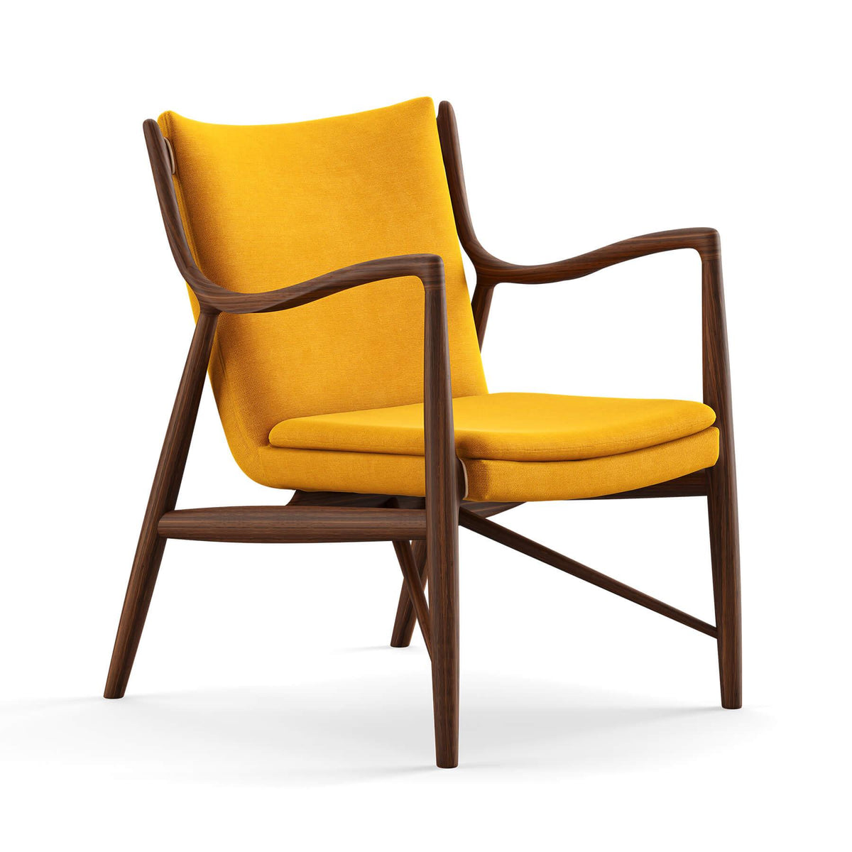 Finn Juhl The 45 Chair in Walnut
