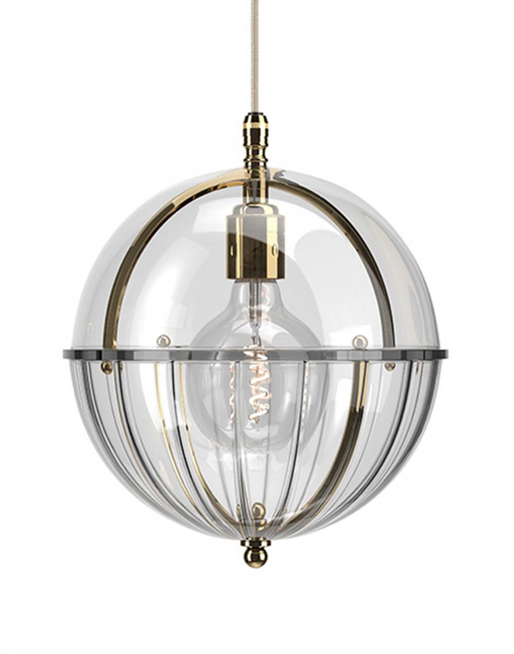 Fritz Fryer Grafton Globe Pendant Light