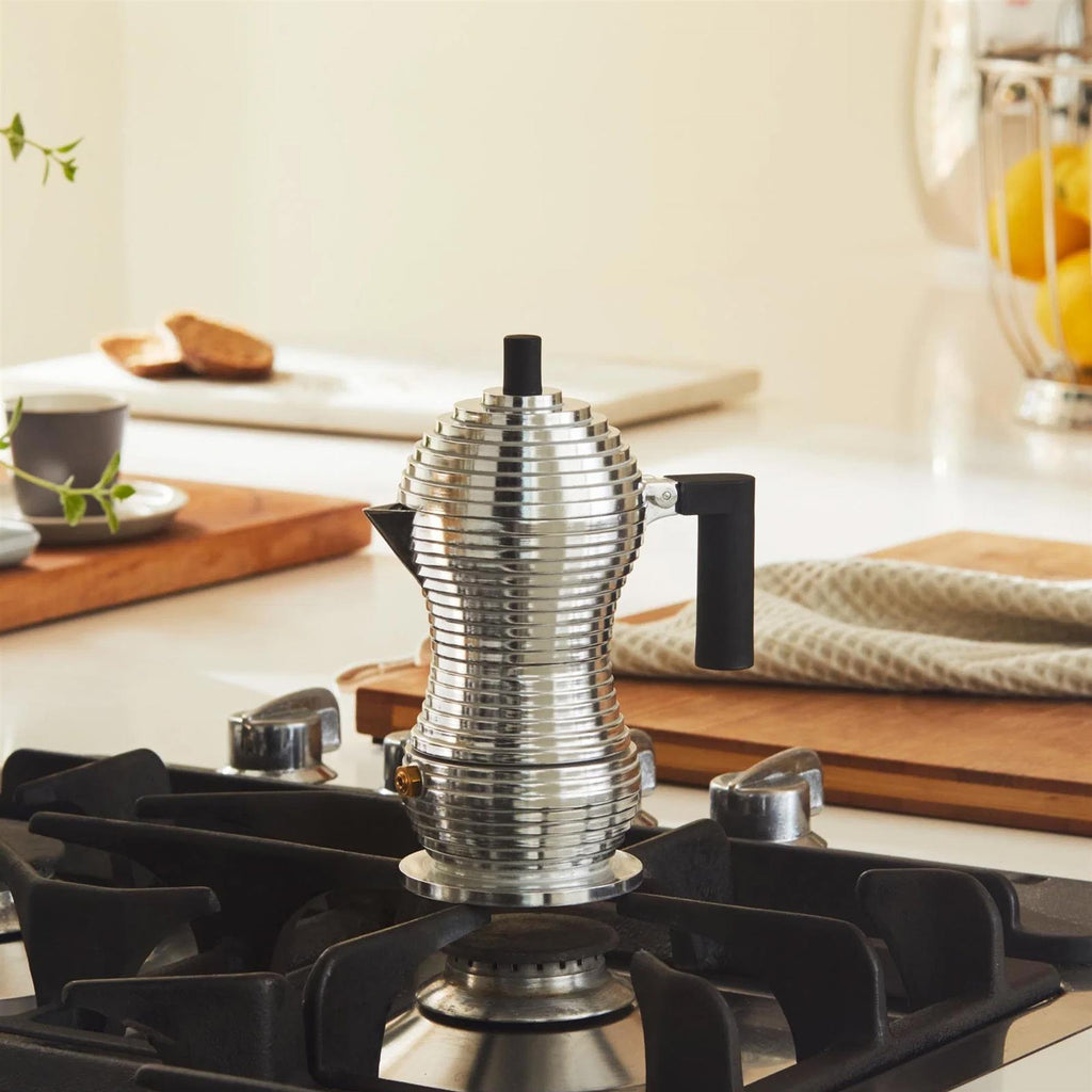 Alessi Pulcina Induction Hob Espresso Coffee Maker