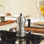 Alessi Pulcina Induction Hob Espresso Coffee Maker