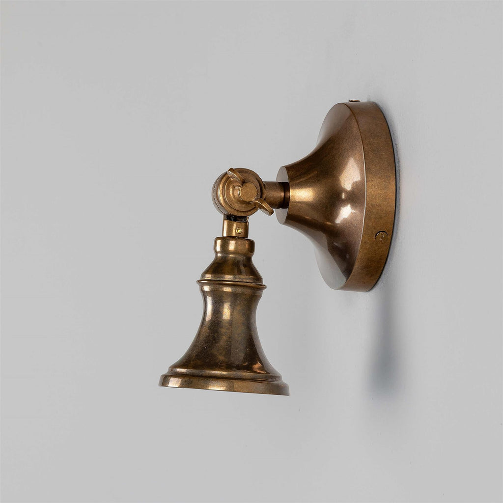 Mullan Lighting Accra Traditional Small Brass Spotlight