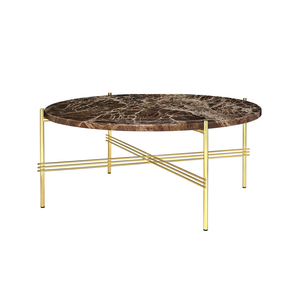GUBI TS Coffee Table - Brass Base