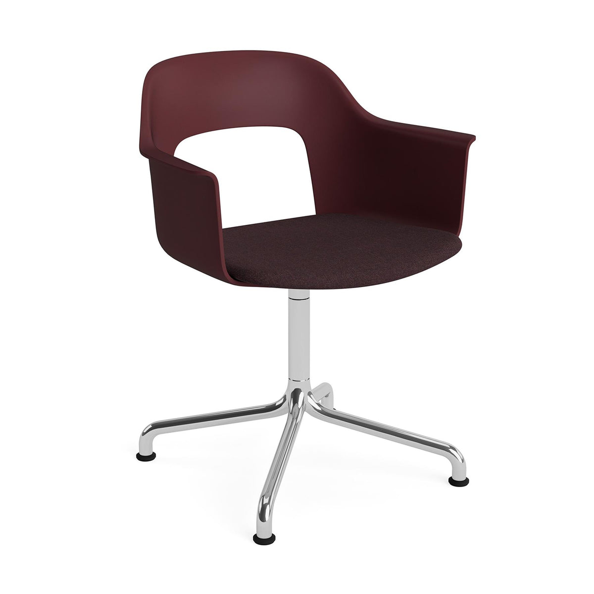 HAY Layout Armchair 253 with 4 Star Swivel Arc Base