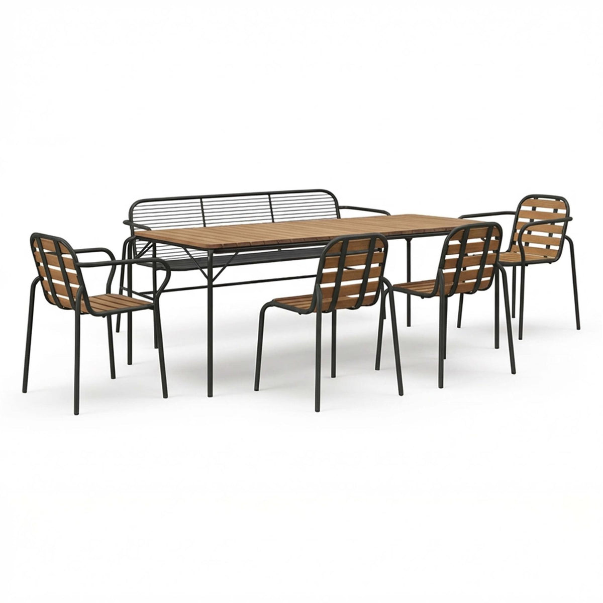Normann Copenhagen Vig Wood Patio Set - Curated by Holloways of Ludlow