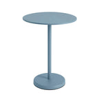 Muuto Linear High Round Steel Garden Cafe Table