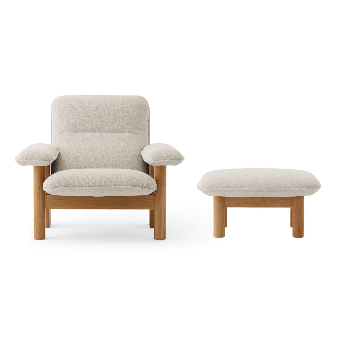 Audo Copenhagen Brasilia Lounge Chair & Ottoman