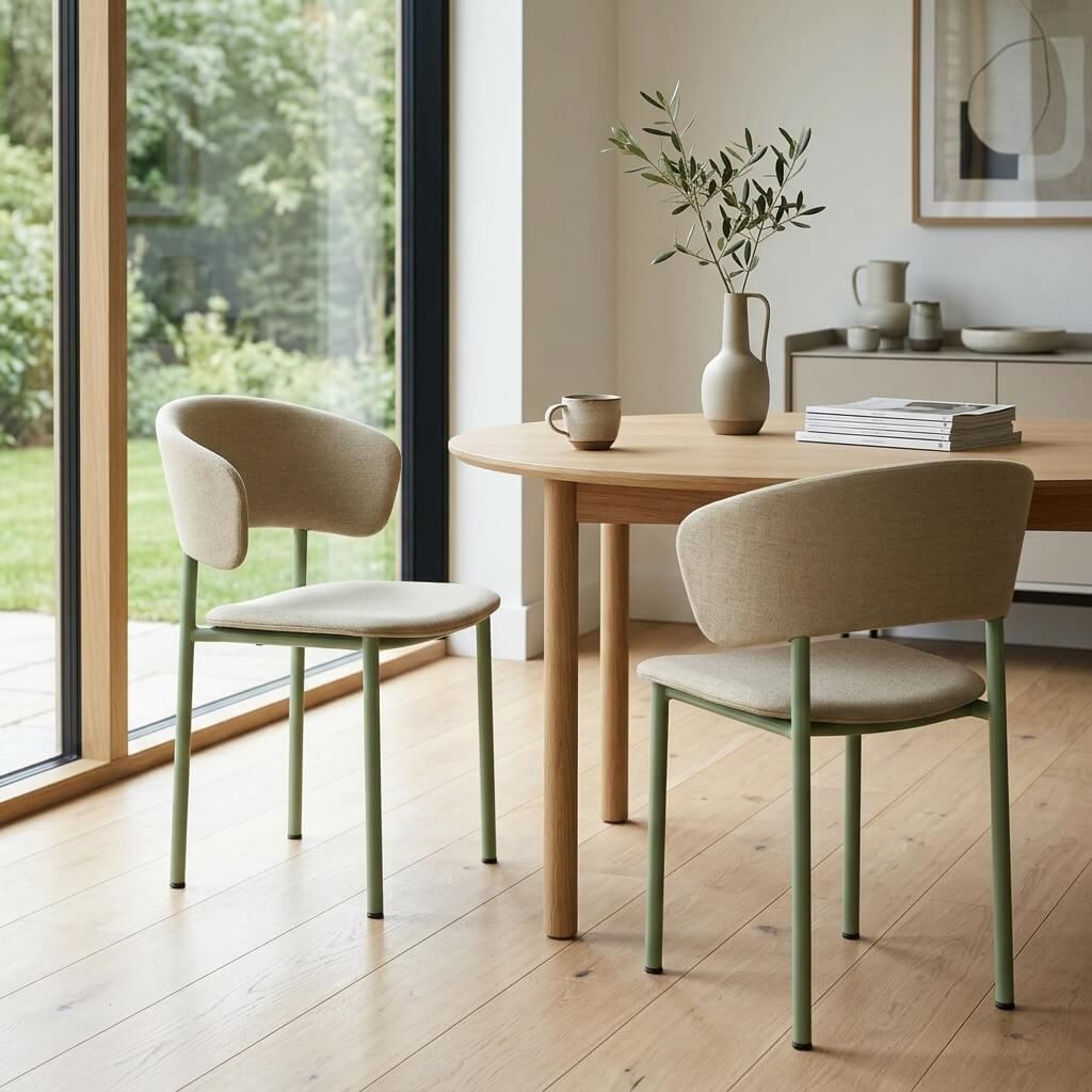 Fredericia Plan Armchair with Metal Legs, Fully Upholstered