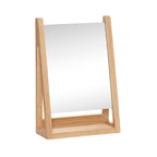 Point Table Mirror - oak wood