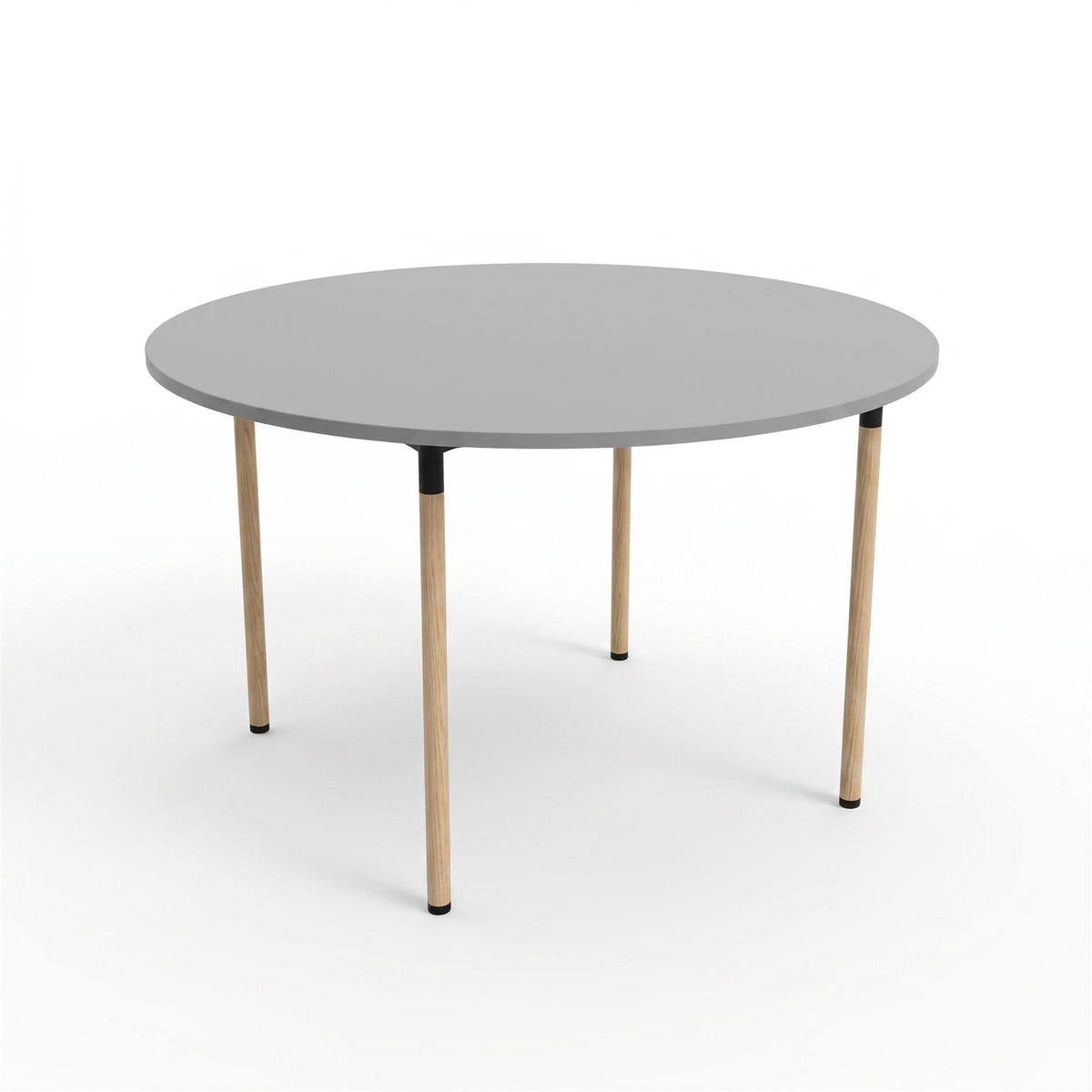 Andersen Furniture Tube Wood Round Folding Table