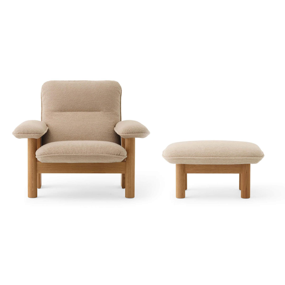 Audo Copenhagen Brasilia Lounge Chair & Ottoman