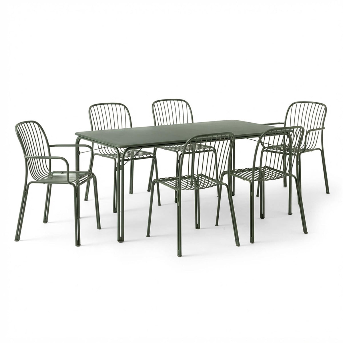 &Tradition Thorvald Garden Dining Set - Large - Curated by Holloways of Ludlow