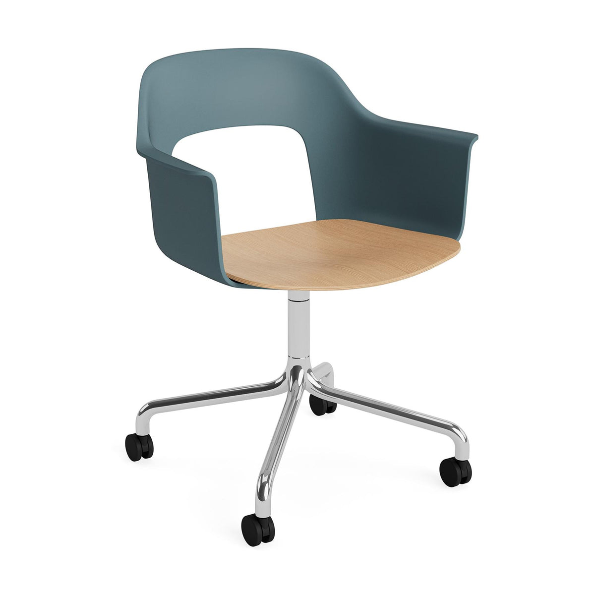 HAY Layout Armchair 262 with 4 Star Swivel Wheel Base